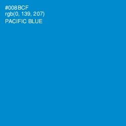 #008BCF - Pacific Blue Color Image